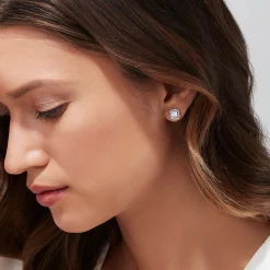 Effy Jewelry Classique 14K White Gold Diamond Stud Earrings, 0.48 TCW | Earrings
