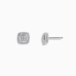 Effy Jewelry Classique 14K White Gold Diamond Stud Earrings 0.36 TCW | Earrings