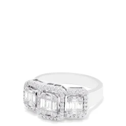 Effy Jewelry Classique 14K White Gold Diamond Ring, 0.88 TCW | Rings