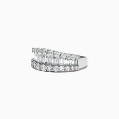 Effy Jewelry Classique 14K White Gold Diamond Band Ring, 1.55 TCW | Rings