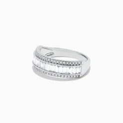 BH Multi Classique 14K White Gold Diamond Band, 0.82 TCW | Rings