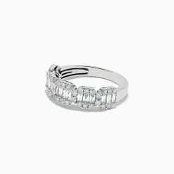 BH Multi Classique 14K White Gold Diamond Band 0.88 TCW | Rings