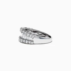 Effy Jewelry Classique 14K White Gold Diamond Band Ring, 1.55 TCW | Rings