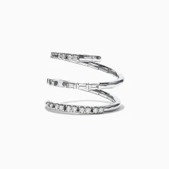 Effy Jewelry Classique 14K White Gold Diamond Wrap Ring, 0.52 TCW | Rings