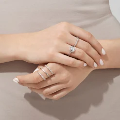 Effy Jewelry Classique 14K White Gold Diamond Wrap Ring, 0.52 TCW | Rings