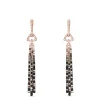 Effy Jewelry Confetti 14K Gold Black, Espresso u0026 White Diamond Earrings, 1.51 TCW | Earrings