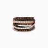 Effy Jewelry Confetti 14K Rose Gold Black, White and Espresso Diamond Ring, 1.36 TCW | Rings