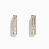 Effy Jewelry D'Oro 14K Yellow Gold 3/4" Diamond Hoop Earrings, 0.94 TCW | Earrings