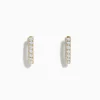 Effy Jewelry D'Oro 14k Yellow Gold 1/2" Diamond Huggie Earrings 0.41 TCW | Earrings