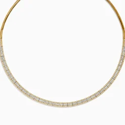 Effy Jewelry D'Oro 14K Yellow Gold and Diamond Collar Necklace 3.12 TCW | Necklaces & Pendants
