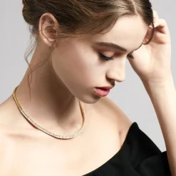 Effy Jewelry D'Oro 14K Yellow Gold and Diamond Collar Necklace 3.12 TCW | Necklaces & Pendants