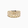 Effy Jewelry D'oro 14K Yellow Gold Animal Print Diamond Ring | Rings