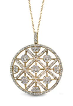 Effy Jewelry D'Oro 14K Yellow Gold Diamond Pendant, 2.08 TCW | Necklaces & Pendants