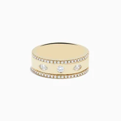 Effy Jewelry D'Oro 14K Yellow Gold Diamond Ring | Rings
