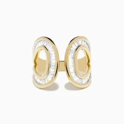 Effy Jewelry D'Oro 14K Yellow Gold Diamond Open Ring | Rings