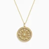 BH Multi D'Oro 14K Yellow Gold Diamond Mandala Pendant | Necklaces & Pendants