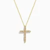 Effy Jewelry D'Oro 14K Yellow Gold Diamond Cross Pendant | Necklaces & Pendants