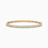 Effy Jewelry D'Oro 14K Yellow Gold Diamond Pave Bangle, 1.87 TCW | Bracelets