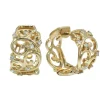 Effy Jewelry D'Oro 14K Yellow Gold Diamond Filigree Earrings, 0.21 TCW | Earrings