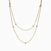Effy Jewelry D'Oro 14K Yellow Gold Diamond Station Necklace, 1.35 TCW | Necklaces & Pendants