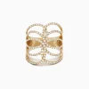 Effy Jewelry D'Oro 14K Yellow Gold Diamond Negative Space Ring, 0.54 TCW | Rings
