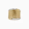 Effy Jewelry D'Oro 14K Yellow Gold Diamond Accented Ring, 0.27 TCW | Rings