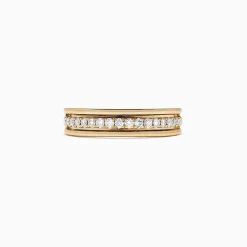 Effy Jewelry D'Oro 14K Yellow Gold Diamond Band, 0.25 TCW | Rings