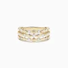BH Multi D'Oro 14K Yellow Gold Diamond Ring, 0.45 TCW | Rings