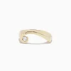 BH Multi D'Oro 14K Yellow Gold Diamond Swirl Ring | Rings