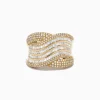 Effy Jewelry D'oro 14K Yellow Gold Diamond Statement Ring 1.37 TCW | Rings
