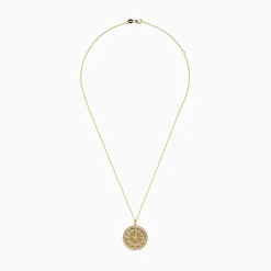 BH Multi D'Oro 14K Yellow Gold Diamond Mandala Pendant | Necklaces & Pendants