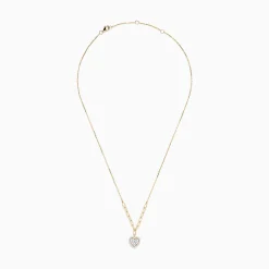 BH Multi D'oro 14K Yellow Gold Diamond Heart Pendant Necklace | Necklaces & Pendants