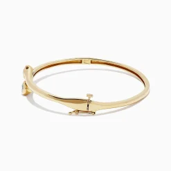 BH Multi D'Oro 14K Yellow Gold Diamond Two-Of-Us Bangle, 0.39 TCW | Bracelets