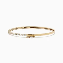 BH Multi D'Oro 14K Yellow Gold Diamond Bangle, 1.00 TCW | Bracelets