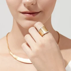 Effy Jewelry D'Oro 14K Yellow Gold Diamond Accented Ring, 0.27 TCW | Rings