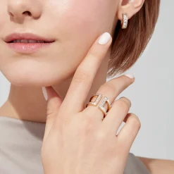 Effy Jewelry D'Oro 14K Yellow Gold Diamond Open Shank Ring, 0.82 TCW | Rings