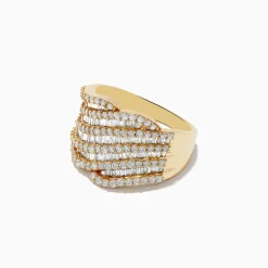 Effy Jewelry D'Oro 14K Yellow Gold Diamond Ring | Rings