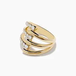 Effy Jewelry D'Oro 14K Yellow Gold Diamond Ring | Rings