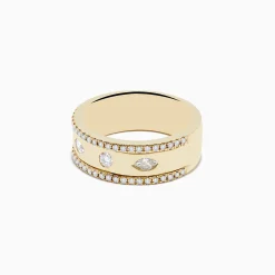 Effy Jewelry D'Oro 14K Yellow Gold Diamond Ring | Rings