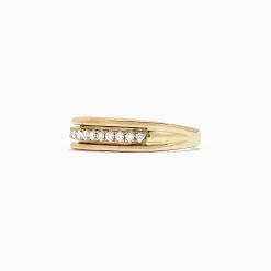 Effy Jewelry D'Oro 14K Yellow Gold Diamond Band, 0.25 TCW | Rings
