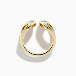 Effy Jewelry D'Oro 14K Yellow Gold Diamond Open Ring | Rings