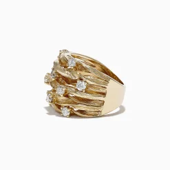 Effy Jewelry D'Oro 14K Yellow Gold Diamond Ring, 0.98 TCW | Rings