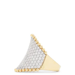 Effy Jewelry D'Oro 14K Yellow Gold Diamond Pave Ring, 2.50 TCW | Rings