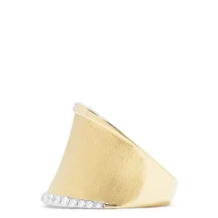Effy Jewelry D'Oro 14K Yellow Gold Diamond Accented Ring, 0.27 TCW | Rings
