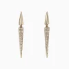 BH Multi D'Oro 14K Yellow Gold Geometric Drop Earrings, 0.28 TCW | Earrings