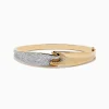 Effy Jewelry D'Oro 14k Yellow Gold Pave Diamond Bangle | Bracelets