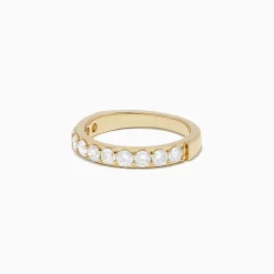 BH Multi D'Oro 14K Yellow Gold Prong Set Diamond Band, 1.00 TCW | Rings