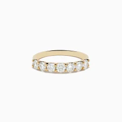 Effy Jewelry D'Oro 14K Yellow Gold Round Brilliant Diamond Band 1.03 TCW | Rings