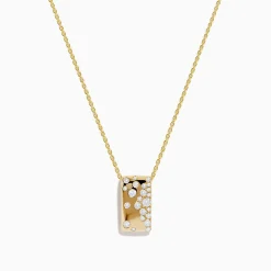 Effy Jewelry D'Oro 14K Yellow Gold Scattered Diamonds Pendant | Necklaces & Pendants