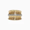 Effy Jewelry D'Oro 14K Yellow Textured Gold Diamond Ring, 0.24 TCW | Rings